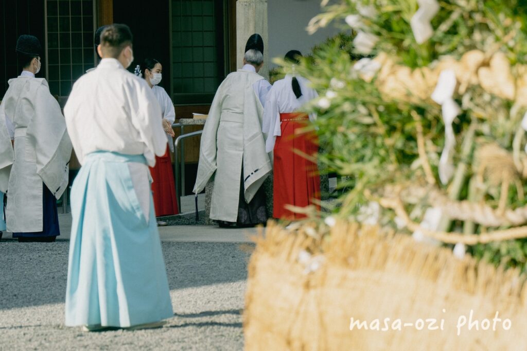 広島護国神社-とんど-昼撮影その21